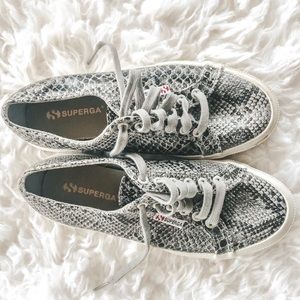 Snake Print Superga Cotu Sneakers